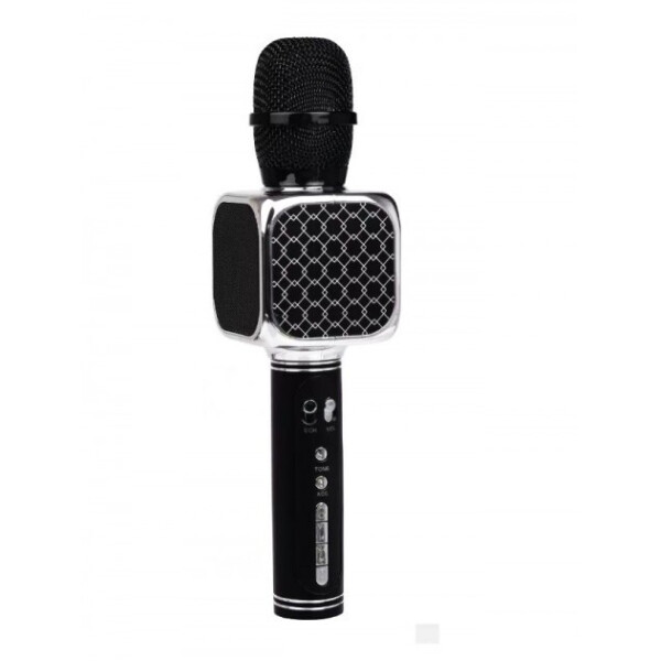 Акція на Беспроводной микрофон для караоке + колонка 2в1 - Bluetooth Magic Karaoke YS-69 с динамиками 2 х 3Вт, трехуровневым подавлением шума, функцией фонограммы, смена голоса и эхо (Black-Silver) від Allo UA