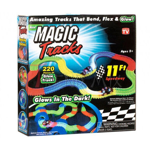 

Гоночная трасса конструктор Magik Tracks 220 деталей 3,2 м (m3)