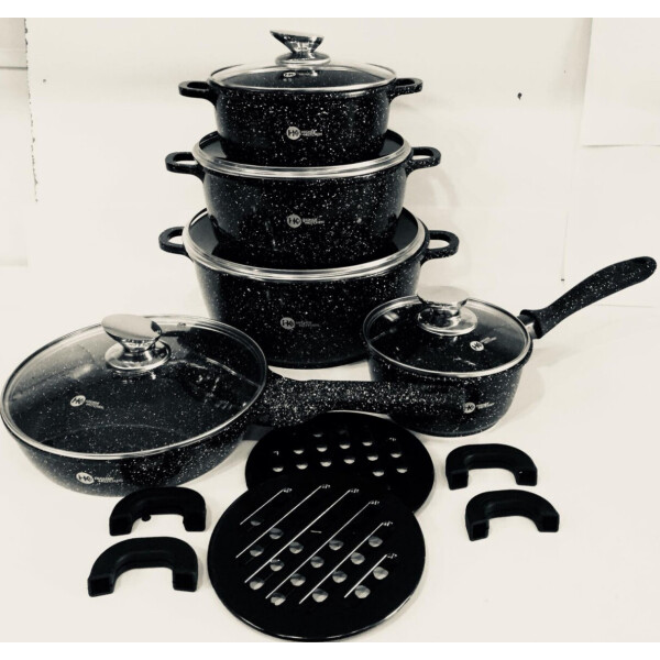 

Набор кастрюль HIGHER KITCHEN НК-305 (16 предметов)