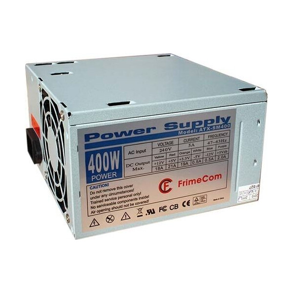 

Блок питания FrimeCom ATX SM400 SM400 BL 400W Fan 12см