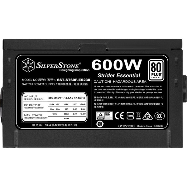 

SilverStone ST60F-ES230 600W (SST-ST60F-ES230)