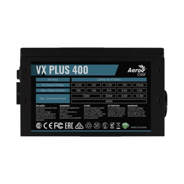

Блок питания AeroCool VX PLUS 400
