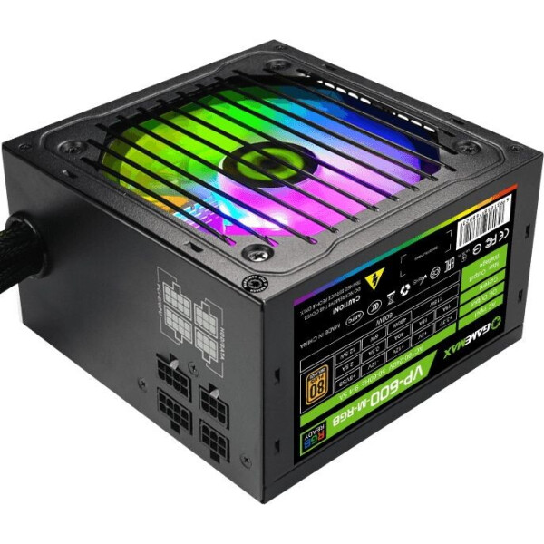 

Блок питания GAMEMAX 600W (VP-600-M-RGB)
