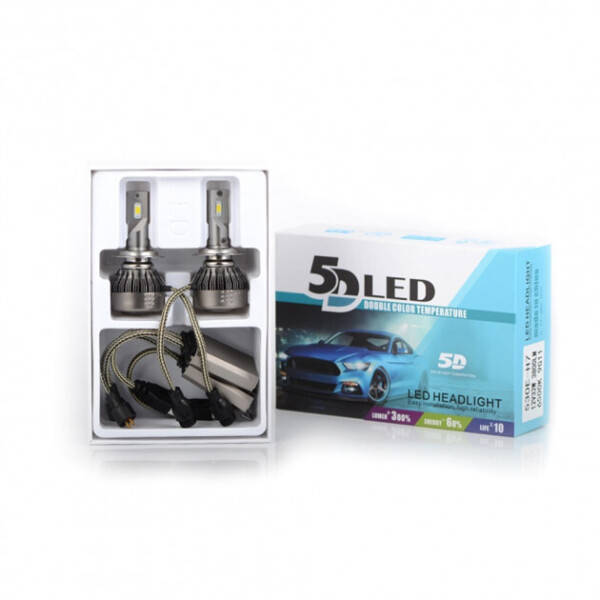 

Светодиодная автолампа NaoLight Premium 530E H7 33W Philips CSP Chip
