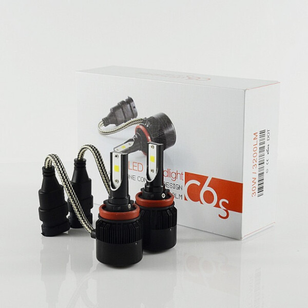

Светодиодная автолампа NaoLight C6S H11 30W Osram Chip
