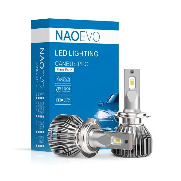 

Светодиодная автолампа NaoEvo CanBus Pro H7 36W Philips HighGrade Chip