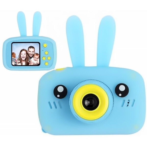

Детский цифровой фотоаппарат с ушками Smart Kids Camera 3 Series 16Пм Full HD 1080Р Голубой