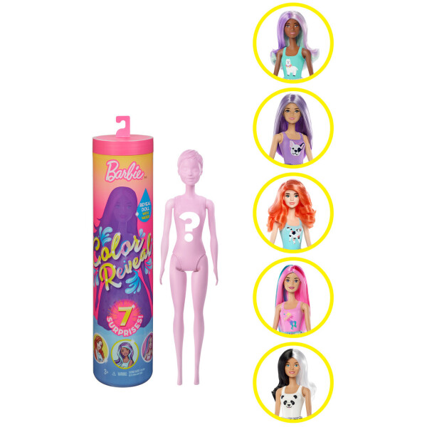

Кукла Барби Цветное перевоплощение 7 сюрпризов розовая (GMT48) Barbie Color Reveal от Mattel