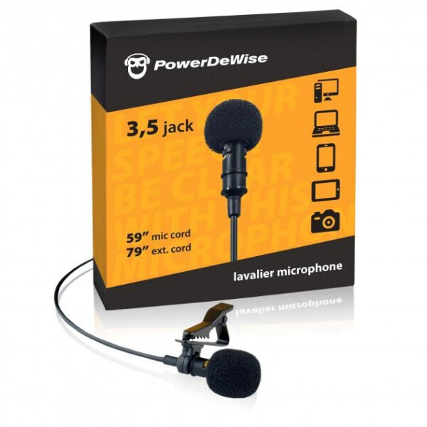 

Петличный микрофон PowerDeWise 3.5 мм