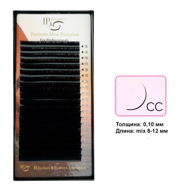 

Ресницы I-Beauty mix на ленте CC 0.1 - 8-4, 9-4, 10-4, 11-4, 12-4 мм (0083864)