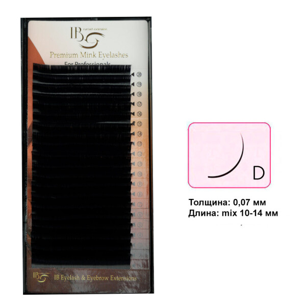 

Ресницы I-Beauty mix на ленте D 0.07 - 10-4, 11-4, 12-4, 13-4, 14-4 мм (0083868)