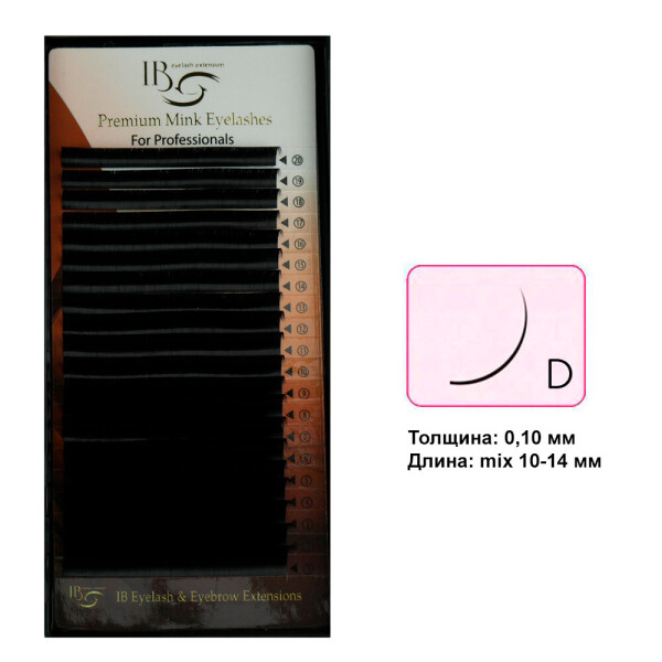 

Ресницы I-Beauty mix на ленте D 0.1 - 10-4, 11-4, 12-4, 13-4, 14-4 мм (0083866)