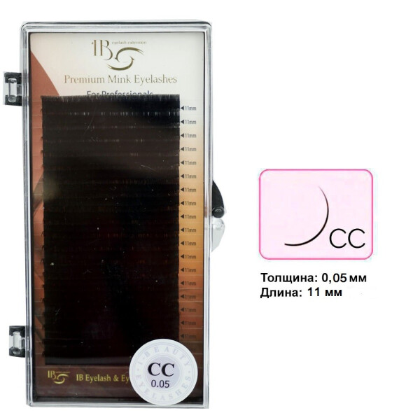 

Ресницы I-Beauty на ленте CC 0.05 - 11 мм, шт. (0084457)