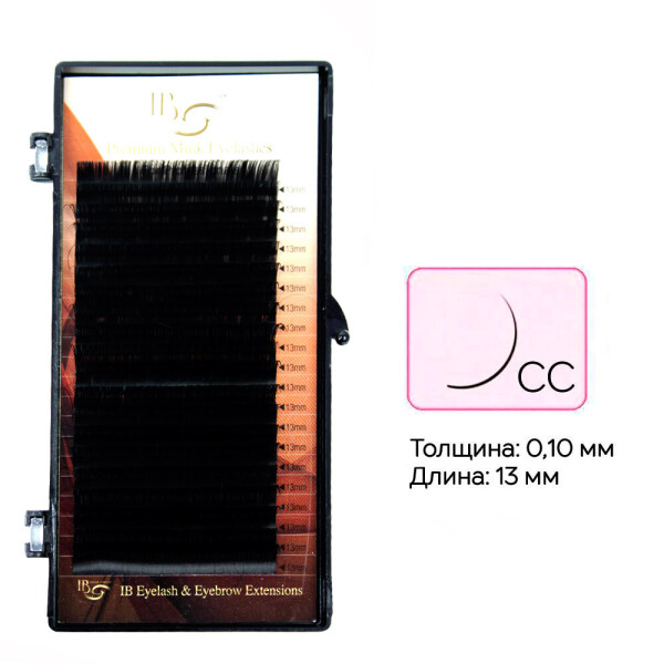 

Ресницы I-Beauty на ленте CC 0.1 - 13 мм (0069668)