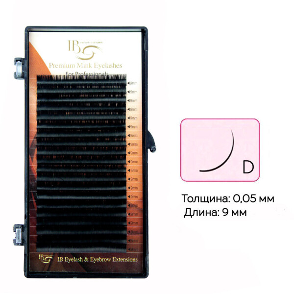 

Ресницы I-Beauty на ленте D 0.05 - 9 мм (0069645)