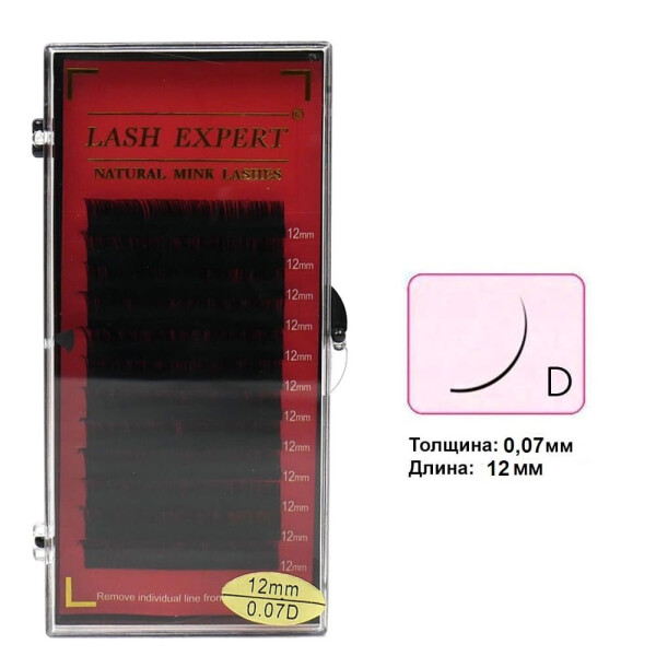 

Ресницы LASH EXPERT изгиб D 0,07 12 рядов 12 мм (0089244)