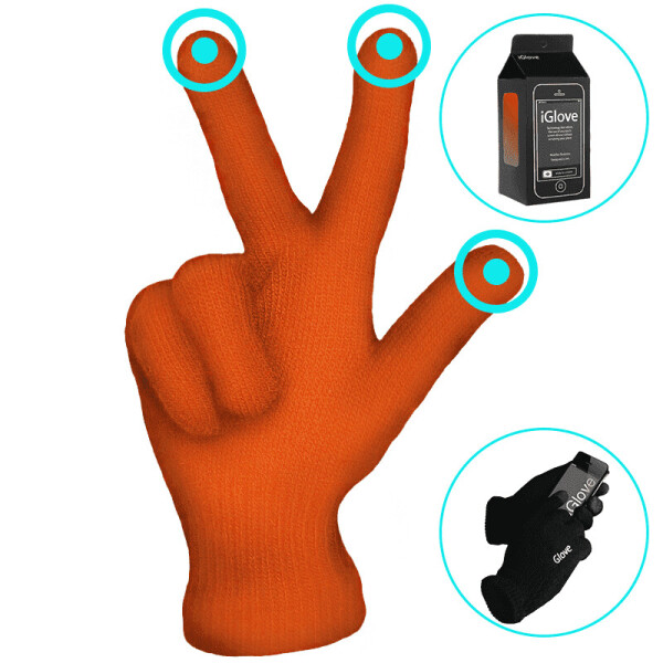 

Перчатки iGlove Orange для сенсорных экранов