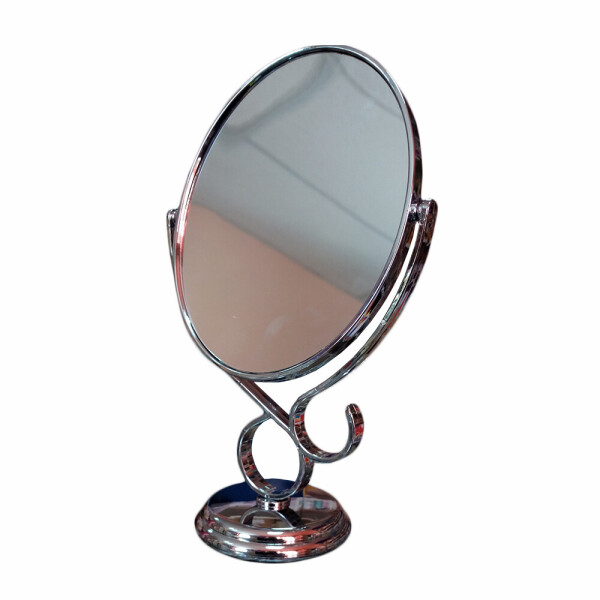 

Косметическое зеркало двустороннее серебро 12,5х16 (907) (0059082)