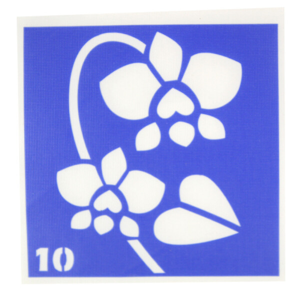 

Трафарет для тату №10 YRE подснежник 1 (0052693)