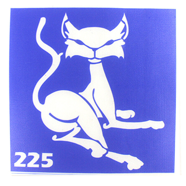 

Трафарет для тату №225 YRE кот нло (0054520)