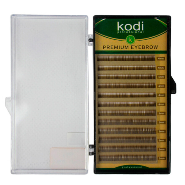 

Брови Kodi натуральный завиток - черный, 0,12 12 рядов: 4-6, 5-6 (20027919) (0075731)