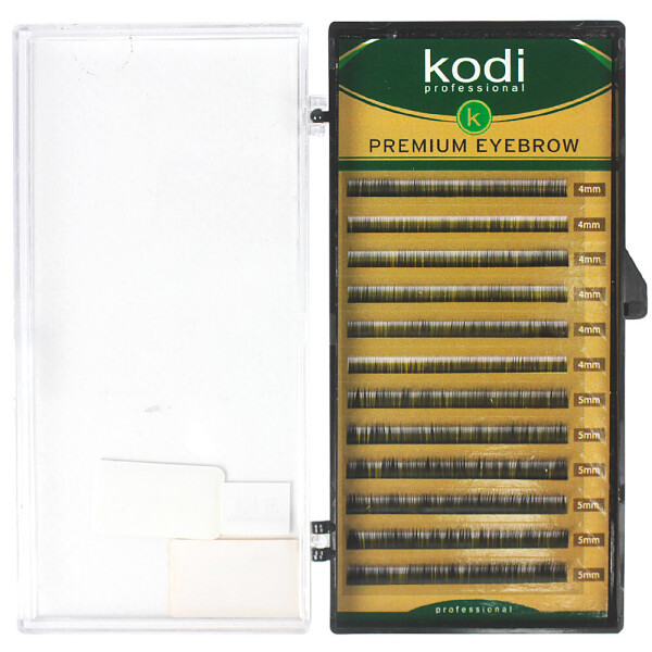 

Брови Kodi натуральный завиток черный 0,06 12 рядов: 4-6, 5-6 (20027933) (0056541)