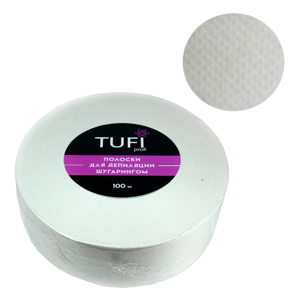 

Бумага в рулоне для депиляции шугарингом Tufi Profi, 100 м (0085509)