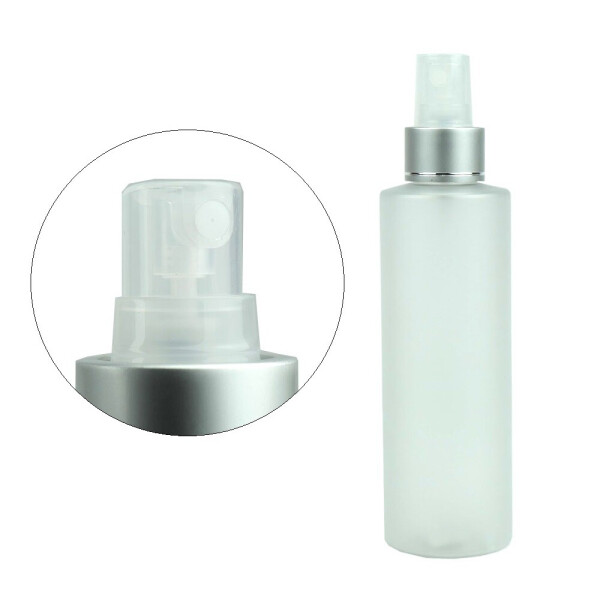 

Флакон пластиковый Элла прозрачный, спрей, серебро колпачек, 200 мл (MF-3) (0084895)