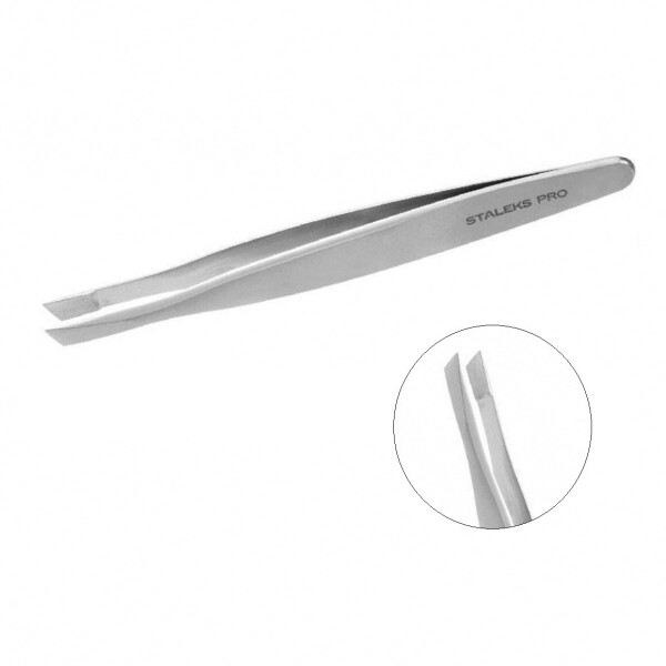 

Пинцет для бровей Staleks Pro Expert 20 Type 3 (широкие скошенные кромки) (0081234)