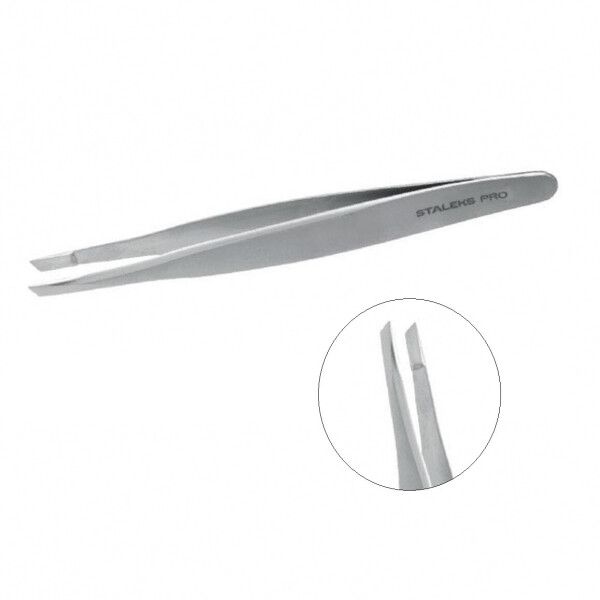 

Пинцет для бровей Staleks Pro Expert 20 Type 4 (узкие скошенные кромки) (0081233)