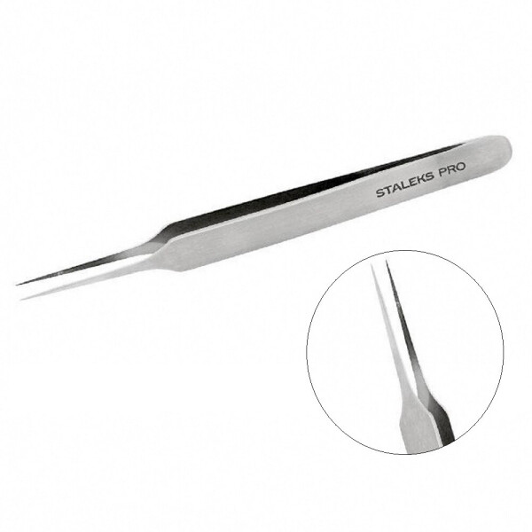 

Пинцет профессиональный для ресниц Staleks Pro Expert 40 Type 10 (0081267)