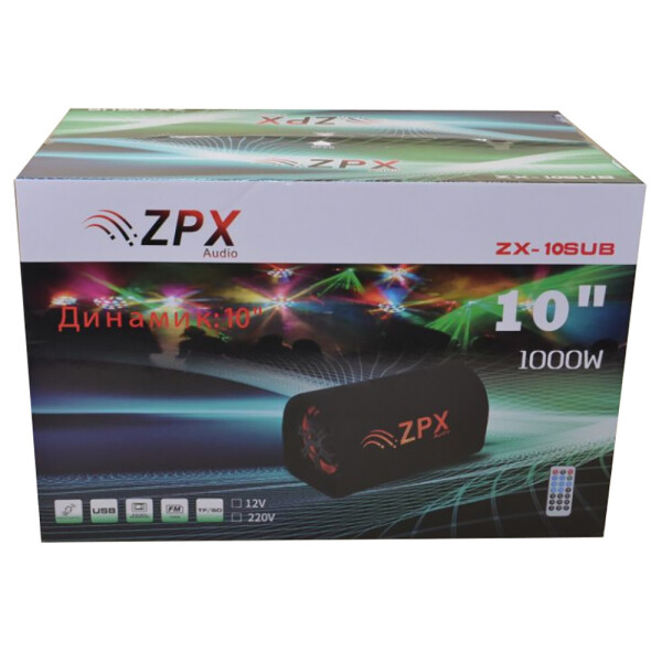 

Автомобильный Сабвуфер ZX 10 Cm 1000W