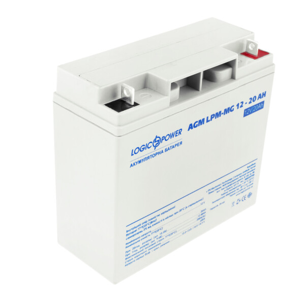 

Аккумулятор мультигелевый AGM LogicPower LPM-MG 12 - 20 AH