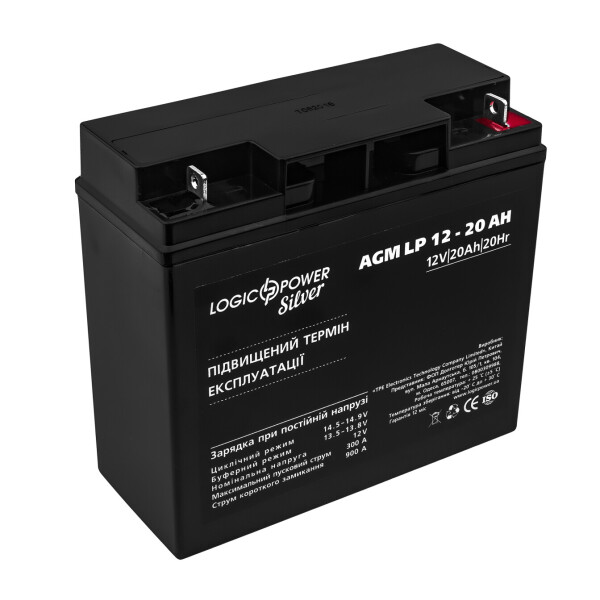 

Аккумулятор кислотный AGM LogicPower LP 12 - 20 AH