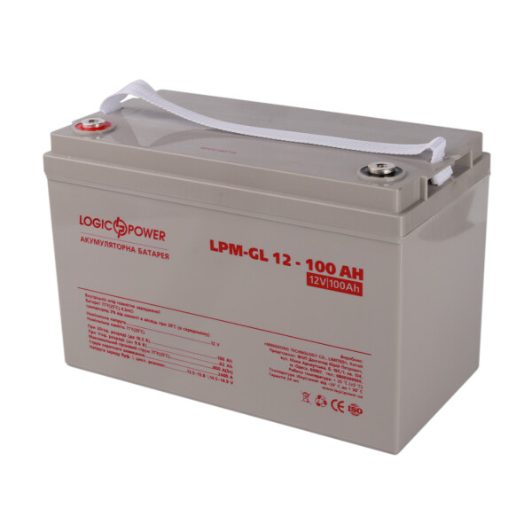 

Аккумулятор гелевый LogicPower LPM-GL 12 - 100 AH