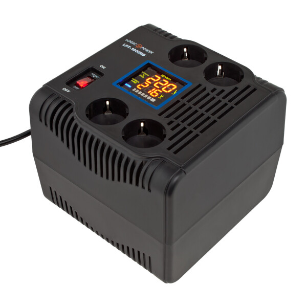 

Стабилизатор напряжения LogicPower LPT-1000RD (700W) LCD