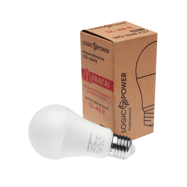 

Низковольтная Лампа LogicPower-01-MO-E27-10W-4000K-12-48V