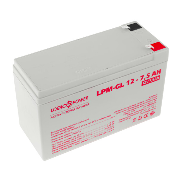 

Аккумулятор гелевый LogicPower LPM-GL 12 - 7,5 AH