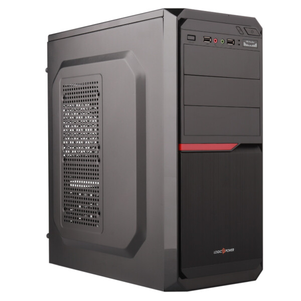 

Корпус LP 2010-400W 8см black case chassis cover с 2xUSB2.0