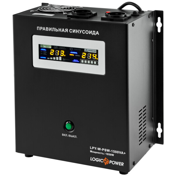 

Источник бесперебойного питания Logicpower LPY-W-PSW-1500VA+ (1050W) 10A/15A 24V