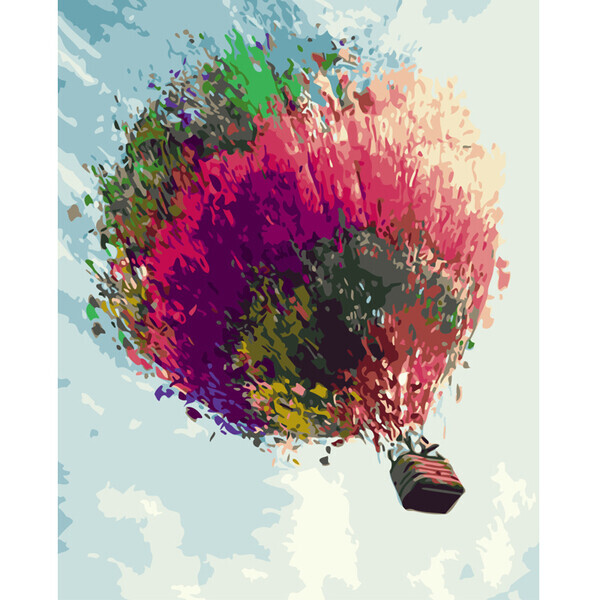 

Картина по номерам BrushMe 40*50см Воздушный шар (GX3355)
