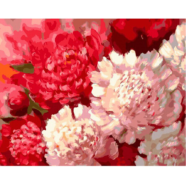 

Картина по номерам BrushMe 40x50см Контрастные пионы (GX25609)