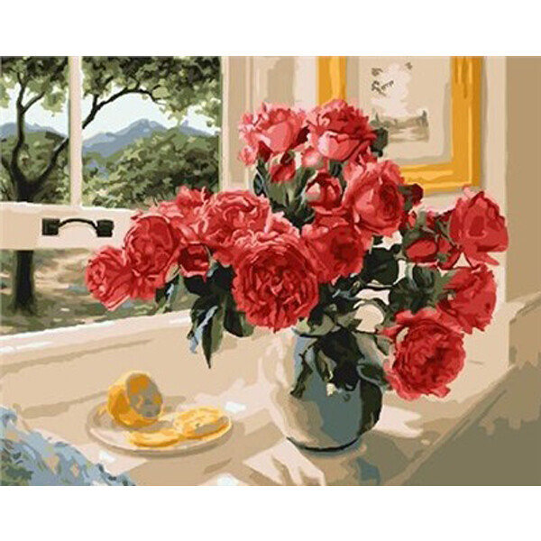 

Картина по номерам BrushMe 40x50см Лимонный акцент красных (GX23853) (GX23853)