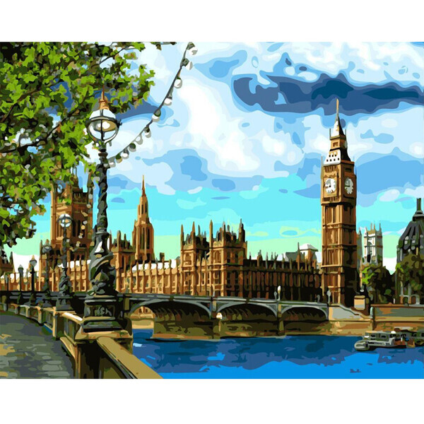 

Картина по номерам BrushMe 40x50см Лондон (GX3882)