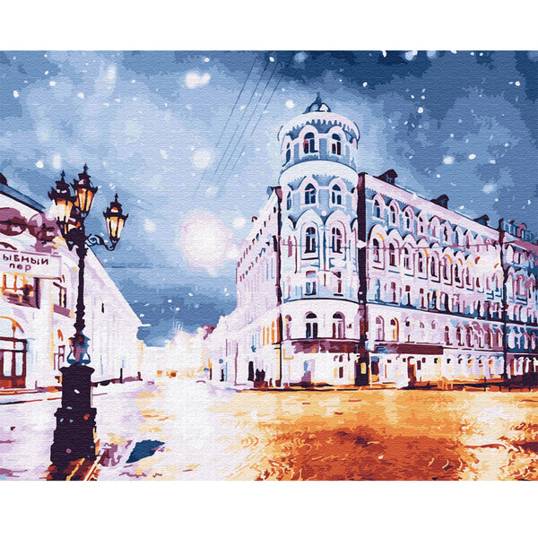 

Картина по номерам BrushMe 40x50см Ночной город (GX30132)