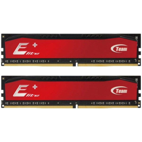 

Оперативная память DDR4 16GB (2x8GB) 2400 MHz Elite Plus Red Team (TPRD416G2400HC16DC01)
