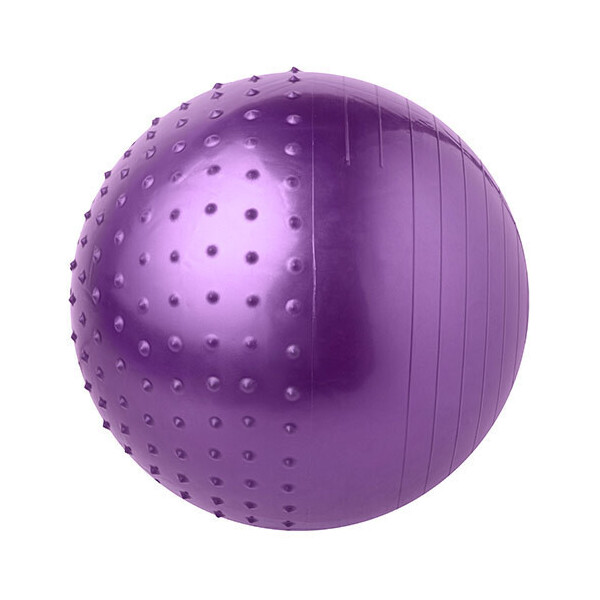 Акция на Фитбол массажный комби 65см фиолетовый KingLion от Allo UA