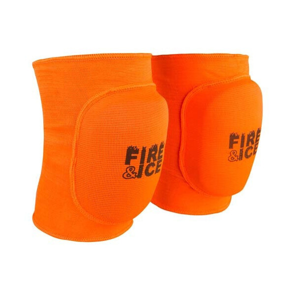 Акция на Наколенник волейбольный Fire&Ice FR-071, оранжевый, р. M (2шт) от Allo UA