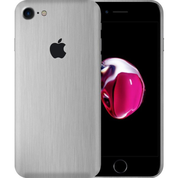 

Чехол Виниловая наклейка для iPhone 7 алюминий (шлифованный металл) InStick