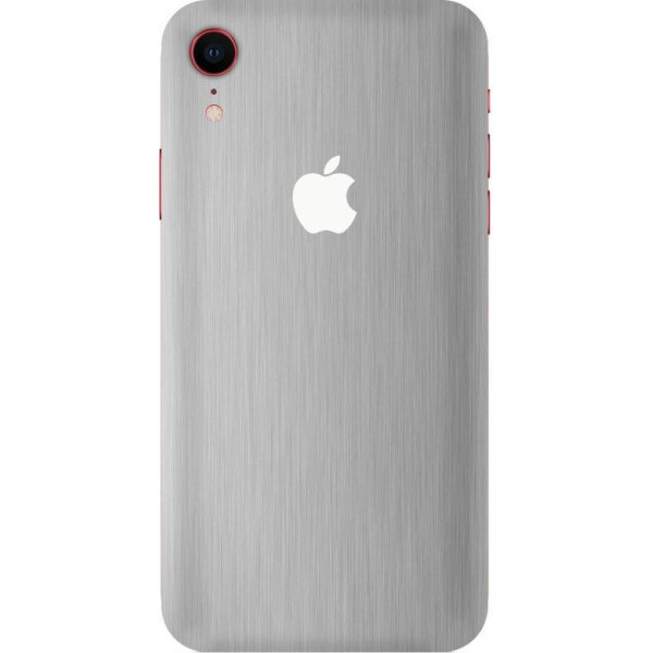 

Чехол Виниловая наклейка для iPhone XR алюминий (шлифованный металл) InStick